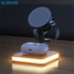 4 IN 1 Apple Charger Station With LED Light Lamp